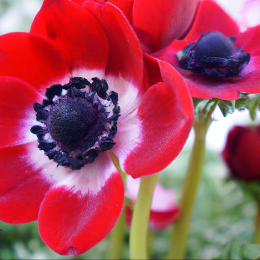 Characteristics of anemone coronaria de caen group