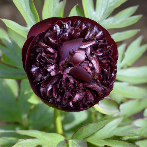 Characteristics of paeonia chocolate soldier