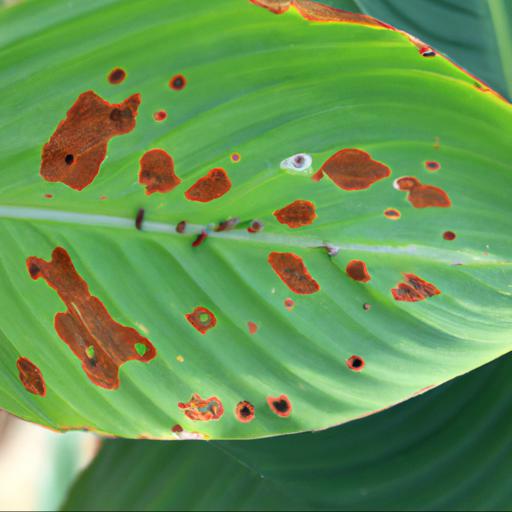 Common pests and diseases of canna lincroft