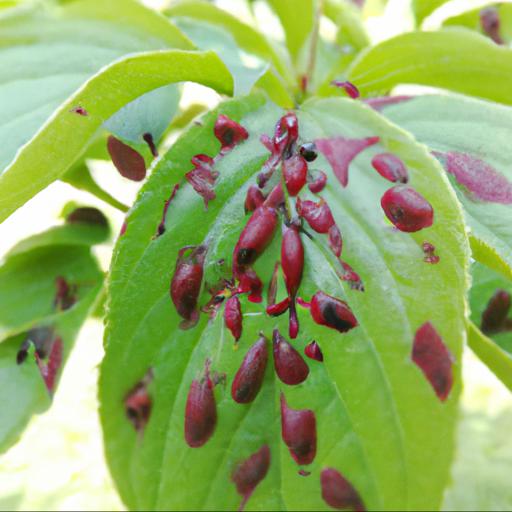 Common pests and diseases of cornus sanguinea