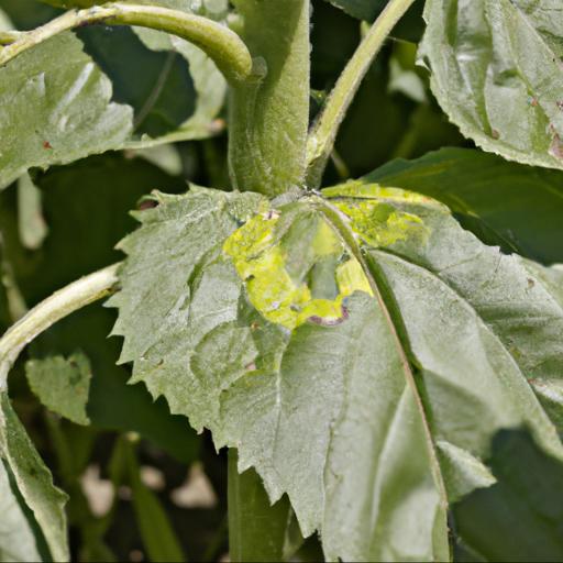 Common pests and diseases of helianthus annuus russian giant