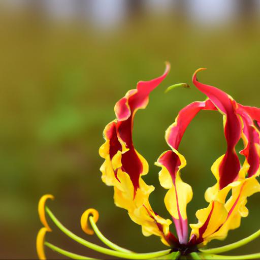 Gloriosa superba rothschildiana's role in nature