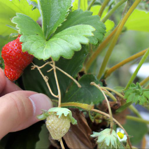 Growing and harvesting fragaria x ananassa gariguette