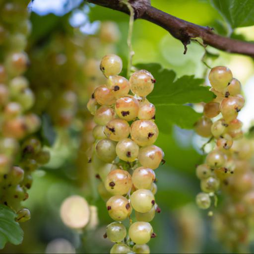 Growing and harvesting ribes rubrum white grape