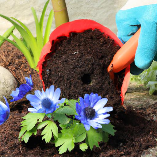 How to plant anemone blanda blue shades