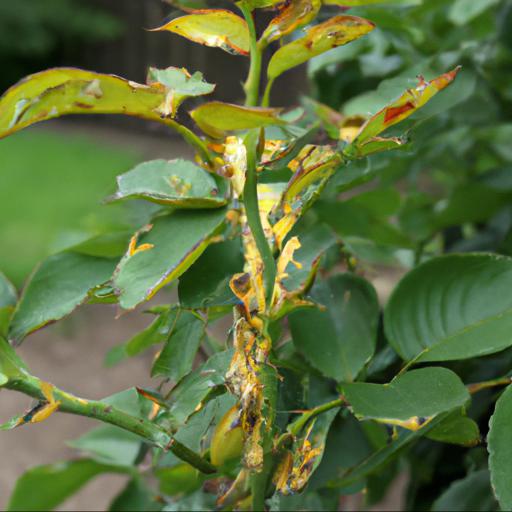 Pest and disease control for rosa (floribunda group) gold spice