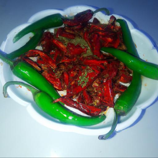 Recipes using hot chillies