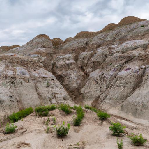 The history and geology of the iris badlands