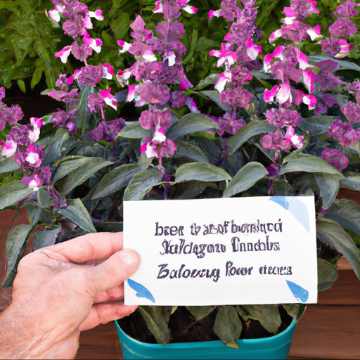 Tips for caring for salvia dysons joy