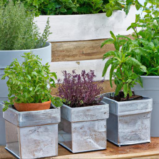 Tips for growing herbs in containers