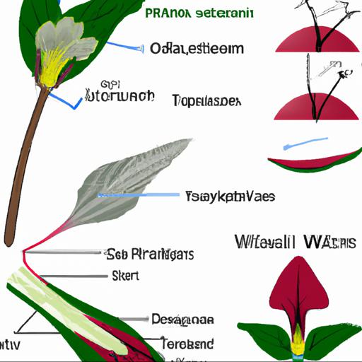 Anatomy and morphology of trillium flexipes