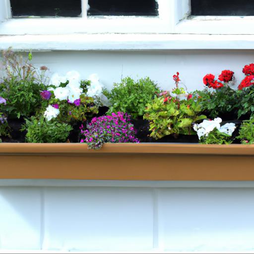 Benefits of growing plants in window boxes