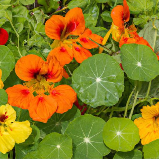 Benefits of growing tropaeolum majus alaska mixed