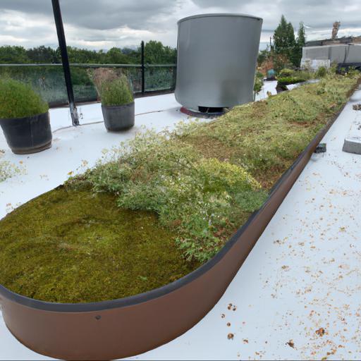 Benefits of installing plants for green roofs with soil depth of 100mm