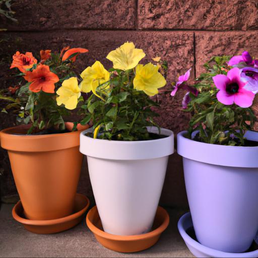 Benefits of using three pots for summer colour