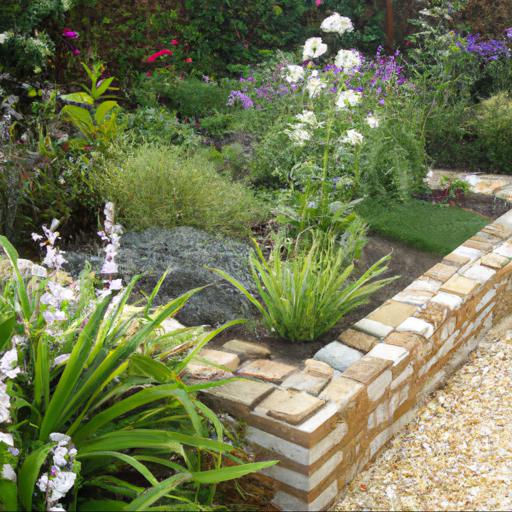 Combining white borders with other garden features