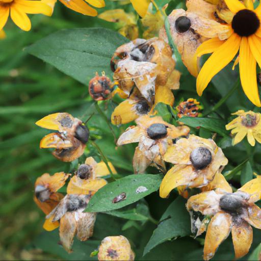 Common pests and diseases of rudbeckia fulgida little goldstar