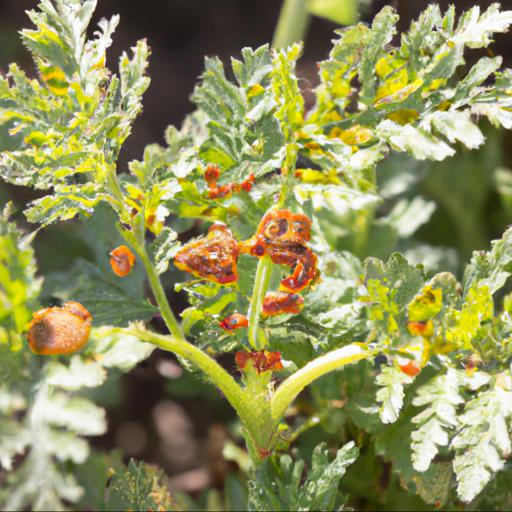 Common pests and diseases of tanacetum coccineum robinsons red