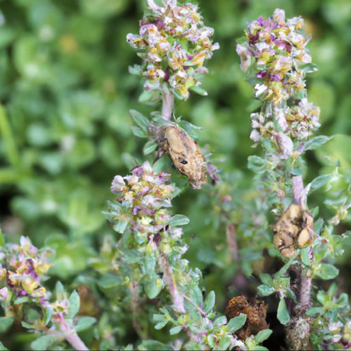 Common pests and diseases of thymus vulgaris silver queen