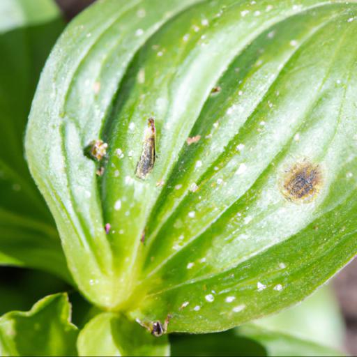 Common pests and diseases of trillium green frost