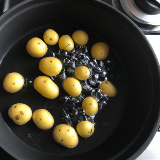 Cooking with solanum tuberosum shetland black