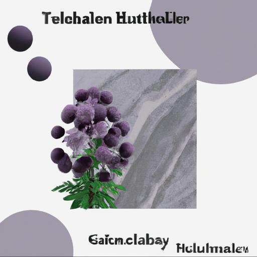 Design ideas for thalictrum ichangense purple marble