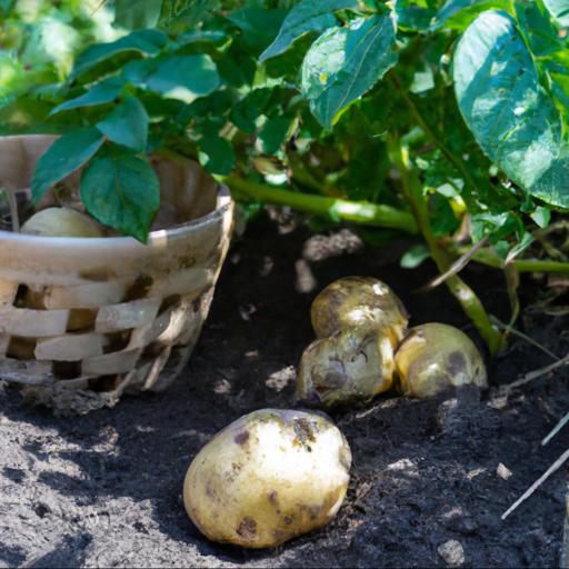 Growing and harvesting solanum tuberosum charlotte