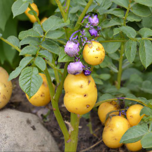 Growing and harvesting solanum tuberosum lady christl