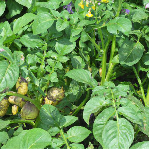 Growing and harvesting solanum tuberosum ratte