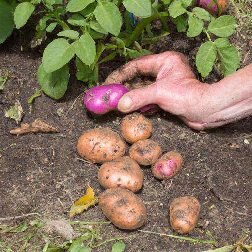 Growing and harvesting solanum tuberosum red duke of york