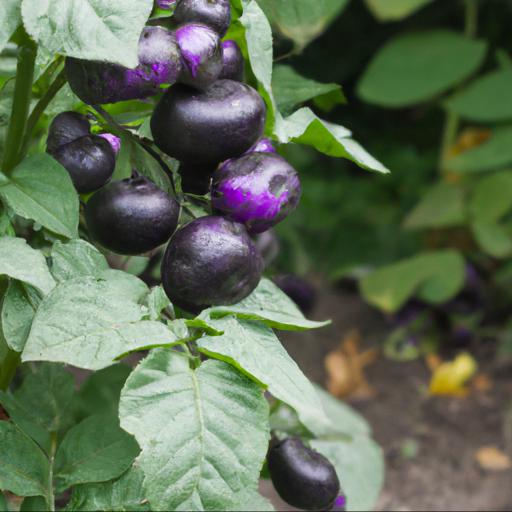 Growing and harvesting solanum tuberosum shetland black