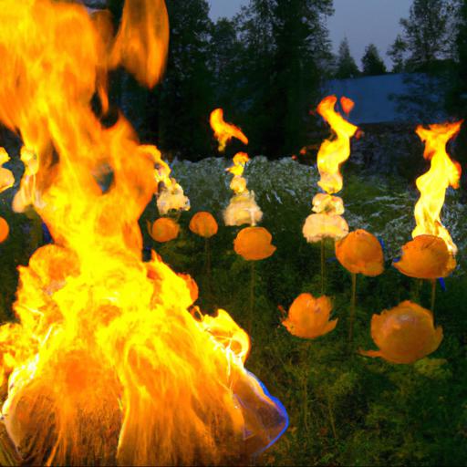 History of trollius dancing flame