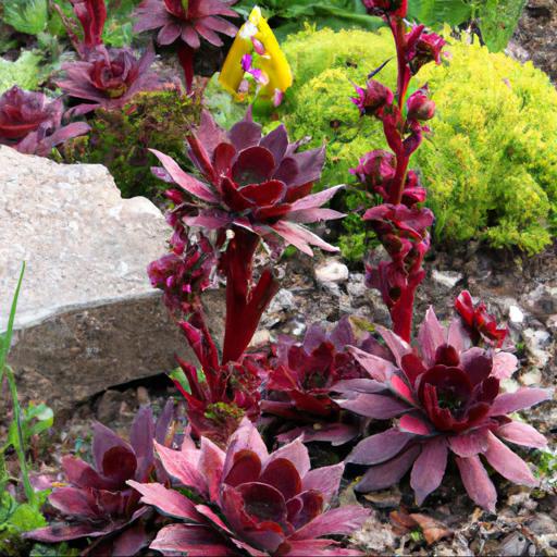 How to use sempervivum purple dazzler in landscaping