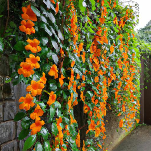 How to use thunbergia alata superstar orange in landscaping