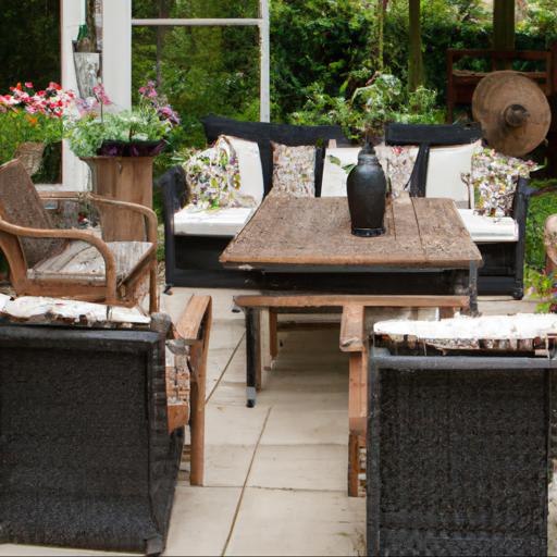 Ideas for furnishing an outdoor room