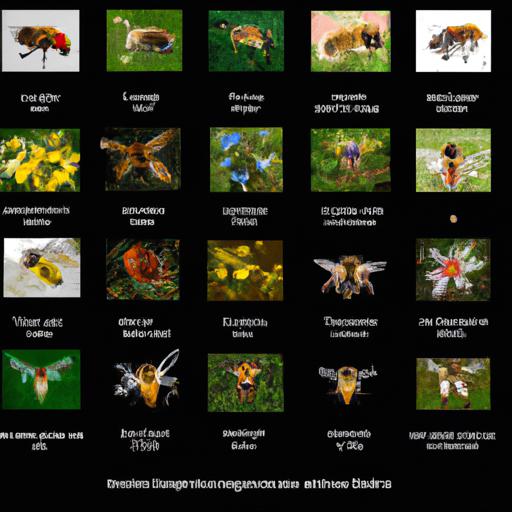 Overview of the different types of garden bees