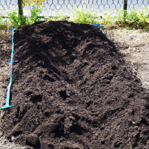 Preparing the soil for planting in shade