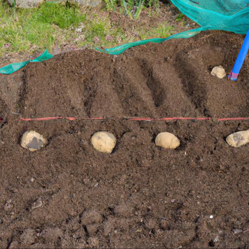 Preparing the soil for planting jacket potatoes