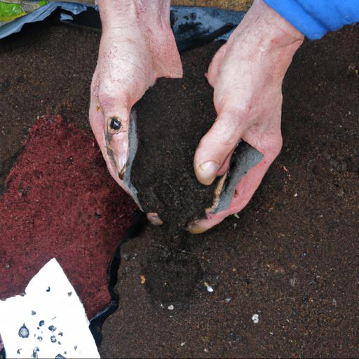 Preparing the soil for planting wildflower seeds