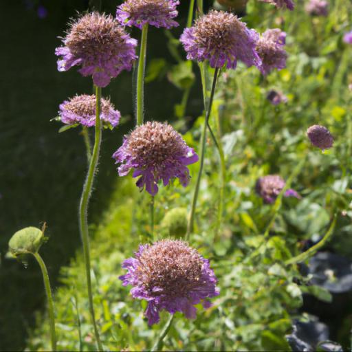 Scabiosa barocca in the garden: design ideas