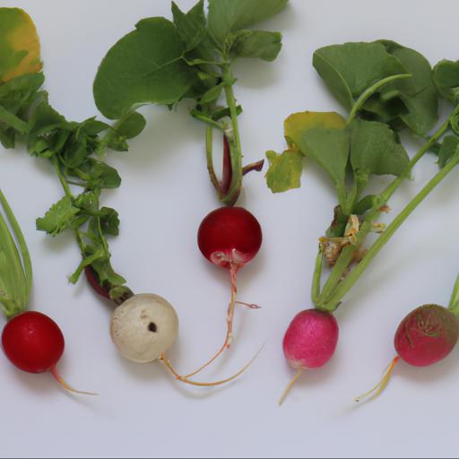 The different types of radishes