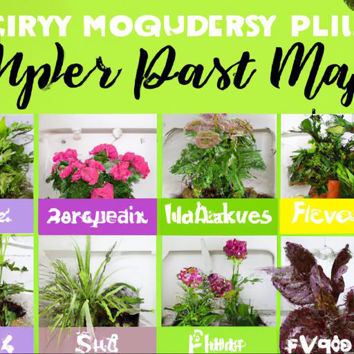 Tips for choosing the right plants for each month