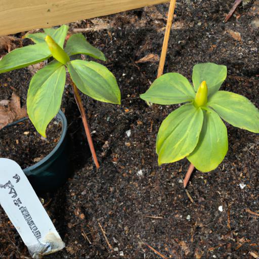 Tips for growing trillium grandiflorum snowbunting