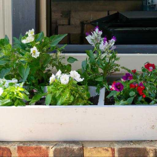 Tips for planting and caring for window box plants