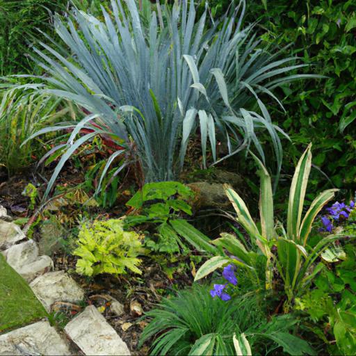 Tips for planting and maintaining a jungle style border