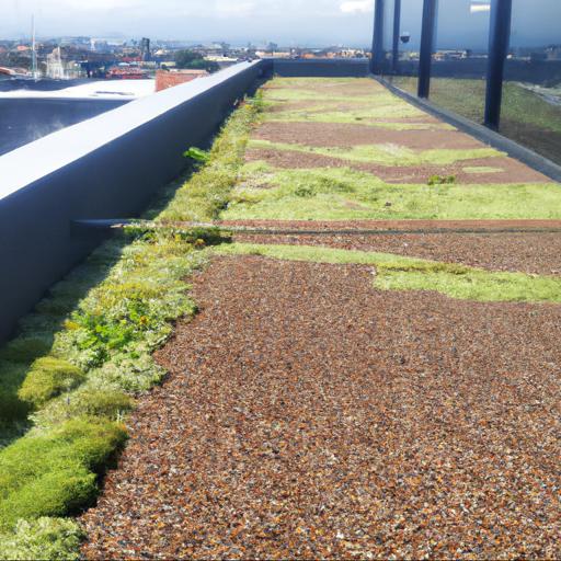 Types of plants suitable for green roofs with soil depth of 50mm