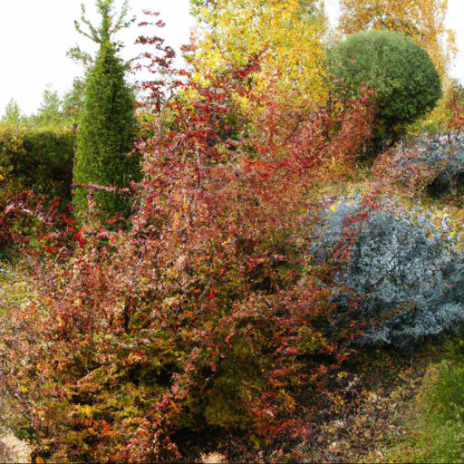 Types of shrubs that look good in october